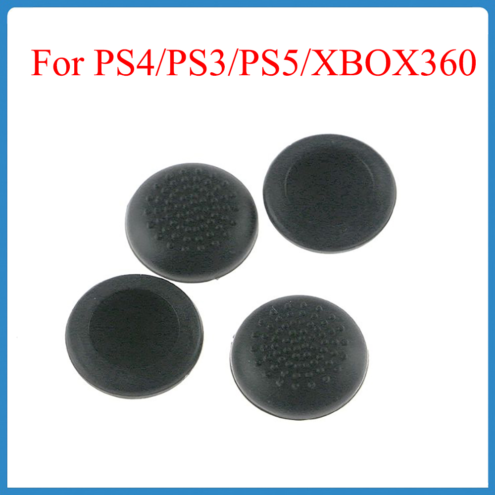 Party Games Playstation - ゲーム用の交換用保護キャップ,ps3/ps5/xbox360用の黒い滑り止めアクセサリー,10個