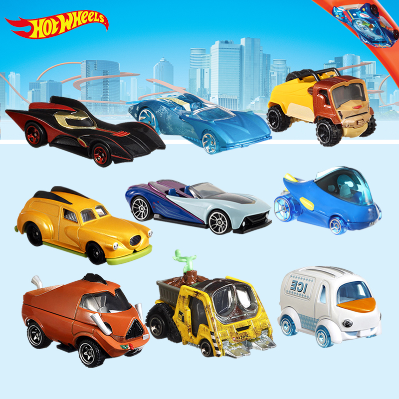 Hot Wheels Car Track Sets - 子供のおもちゃの車の車輪のパック,子供のおもちゃの車の車輪のおもちゃのブロック,ミッキーマウスのデザイン,クリスマスギフト,1/64