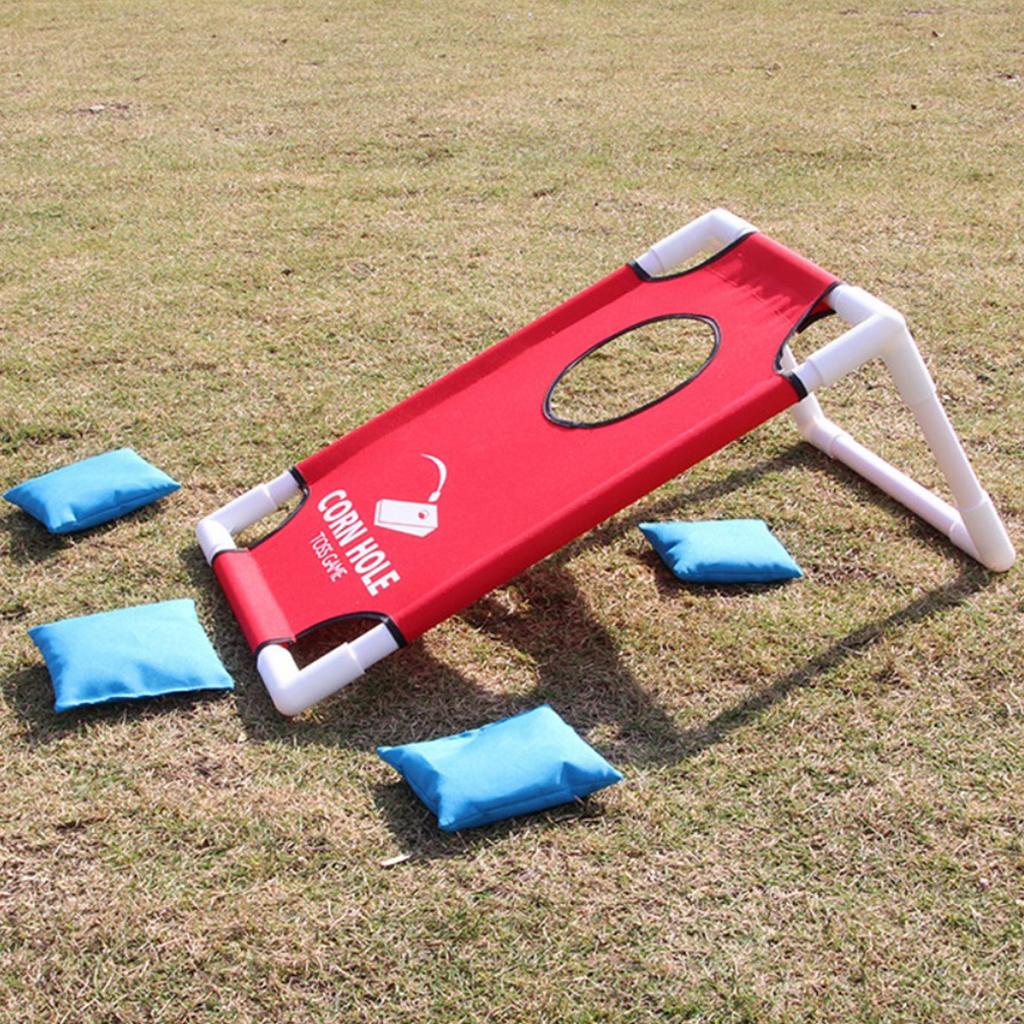 Cornhole Board Set - コーンホールゲームセット 折りたたみ式ビーンバッグトスボード クラシックな屋外芝生ゲーム 子供と大人向け ガーデンイベント用