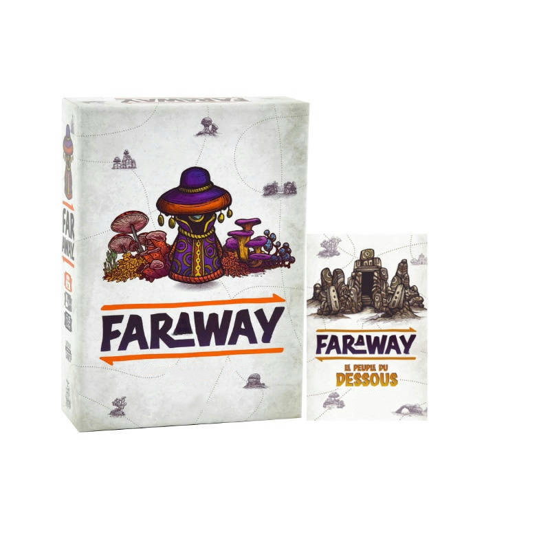 Party Games Multiplayer - FARAWAY 英語ボードゲーム | 113 カードの基本ゲーム |