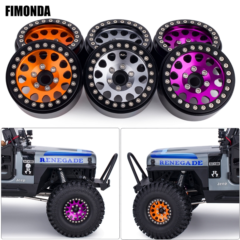 Tamiya Model Rc Car - 1.9インチ アルミニウム ビードロック ホイール 1/10 RC