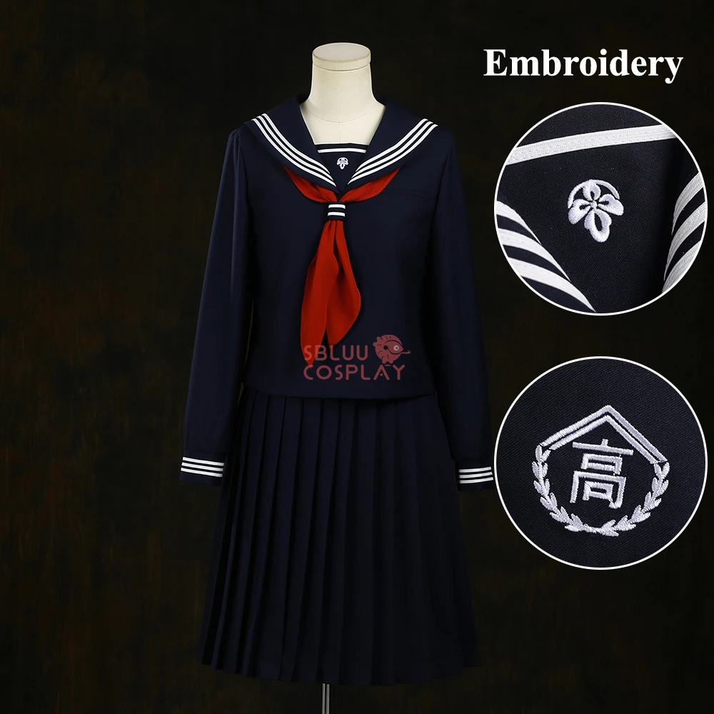 Party Games School - SBluuCosplay 水瀬ひなこ コスプレ衣装 刺繍 レディース 学生服
