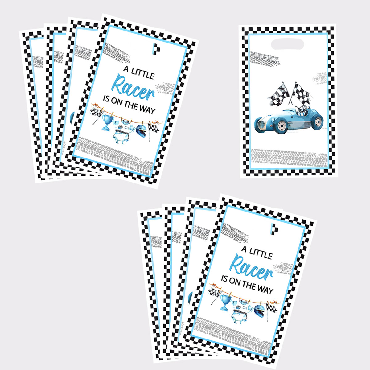 20個/40個入りの小さなレーサーをテーマにしたギフトバッグ - Party Games At Wedding のレビューと価格