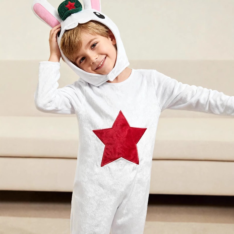 子供用の白いイースターコスチューム、耳と尻尾付き、学校のパー - Party Games Easter For Kids のレビューと価格