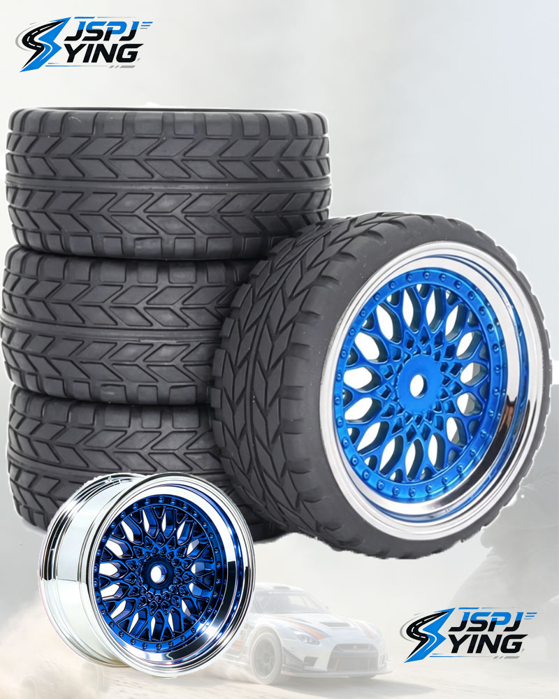 硬質プラスチック製スムースRCドリフトタイヤ 4個セット W - Tamiya Model Rc Car のレビューと価格