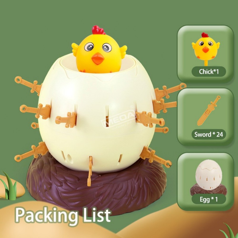ポップアップチキンエッグバレルゲーム 面白い剣刺しボードゲー - Party Games Easter For Kids のレビューと価格