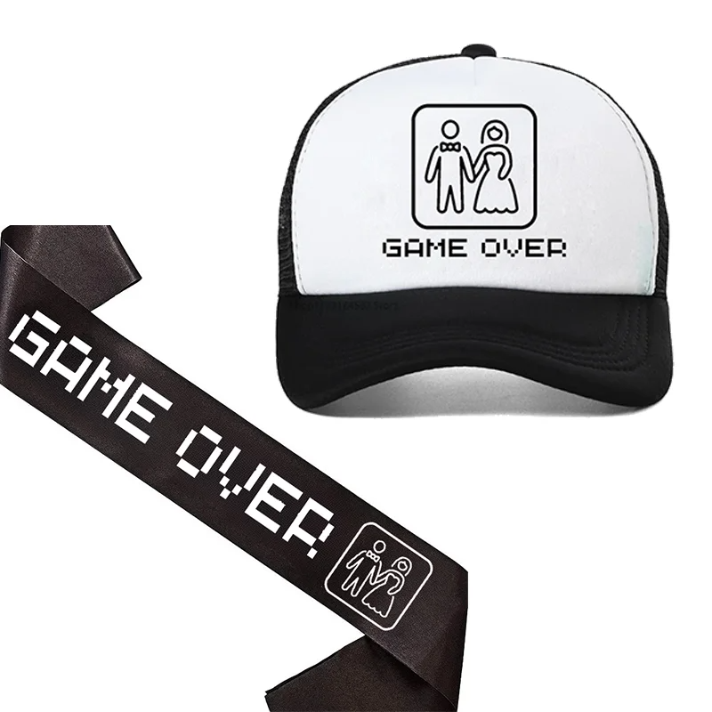 新郎候補サッシュ「ゲームオーバー」ハット、独身最後のパーティ - Party Games Bridal Shower のレビューと価格