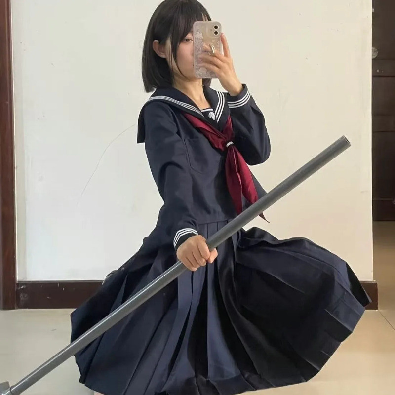 水瀬恵子コスプレ衣装ウィッグマスク血赤紺色サイレントスクール - Party Games School のレビューと価格