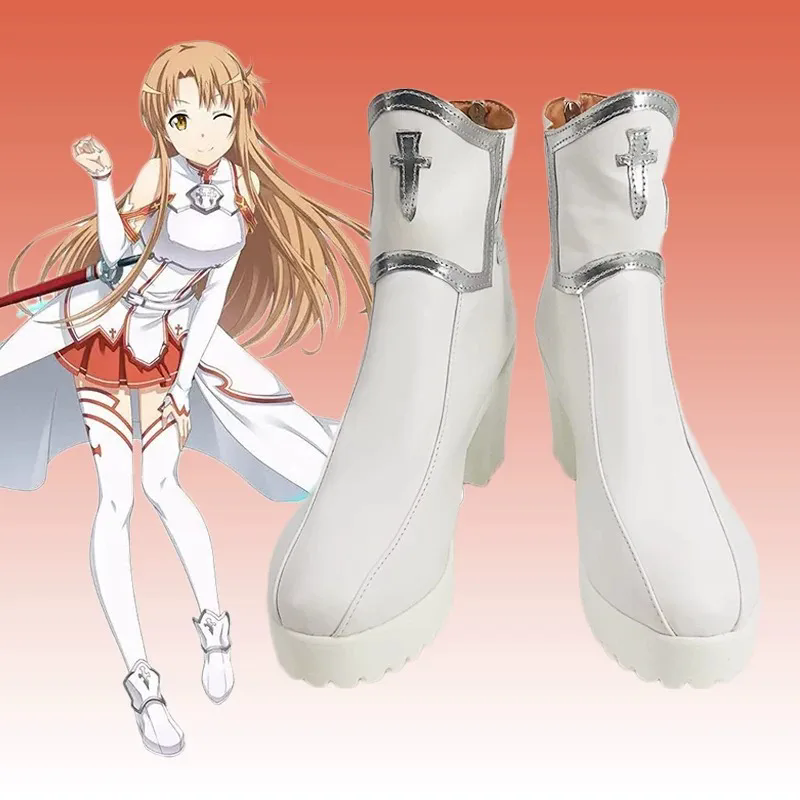 ソードアート・オンライン結城アスナコスプレブーツSAO PU - Party Games For Adults Online Free のレビューと価格