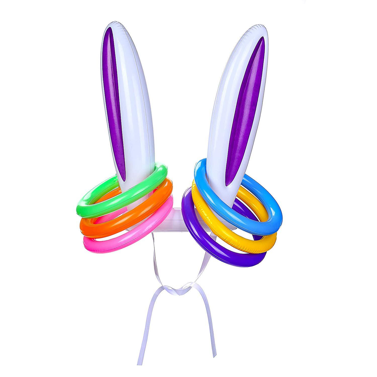 子供のための膨脹可能なきらびやかな風船,虹の頭の形をしたおも - Party Games Easter For Kids のレビューと価格