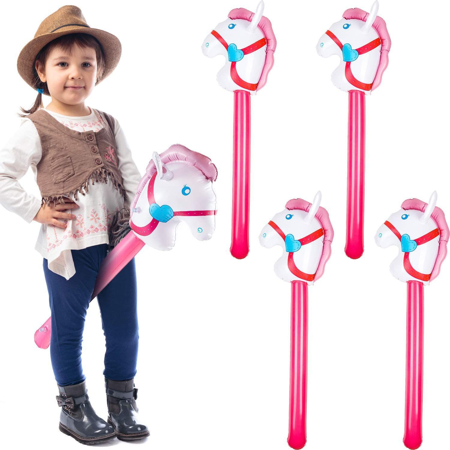 子供のための膨脹可能なきらびやかな風船,虹の頭の形をしたおも - Party Games Easter For Kids のレビューと価格