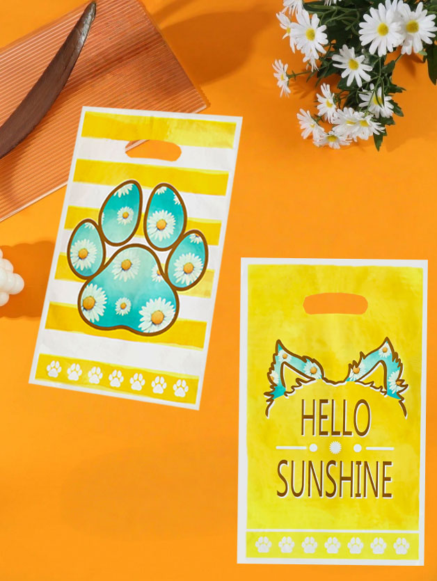 20個/40個入り 犬の足跡模様、ハローサンシャイン文字入り - Party Games At Wedding のレビューと価格