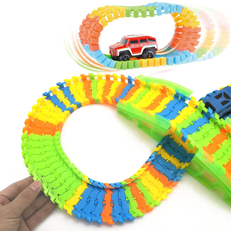 DIY 組み立てユニバーサルレーシングセットトラックカー柔軟 - Hot Wheels Car Track Sets のレビューと価格