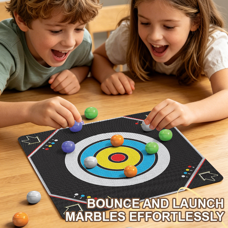 新しいカーリングマーブルテーブルゲーム デスクトップバンプチ - Party Games Multiplayer のレビューと価格