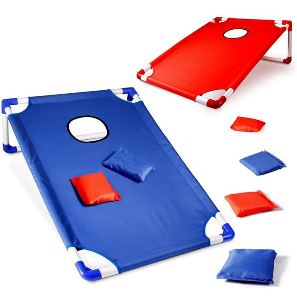 ポータブルコーンホールセット コーンホールゲームボード1枚と - Cornhole Board Set のレビューと価格
