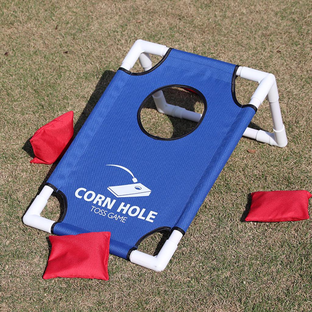 ポータブルコーンホールゲームセット、折りたたみ式ビーンバッグ - Cornhole Board Set のレビューと価格